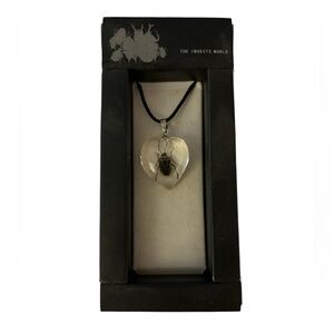 Adjustable Necklace with a Real Harlequin Bug Resin Casted in Acrylic